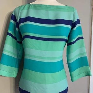 Loft striped blouse size XSP